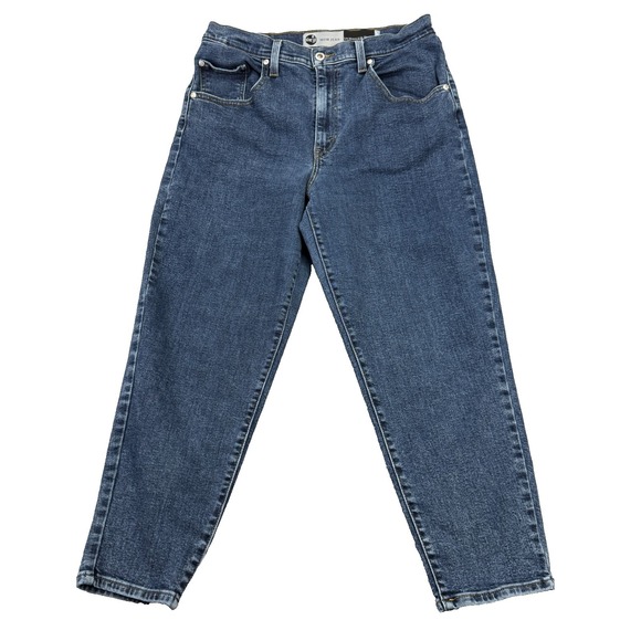 Levi's Denim - Levi's Silver Tab Mom Jeans Women's Size 31x27 High-Rise Tapered Blue Denim